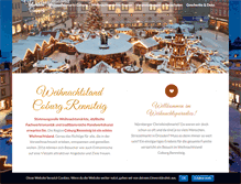 Tablet Screenshot of coburger-weihnachtsland.de